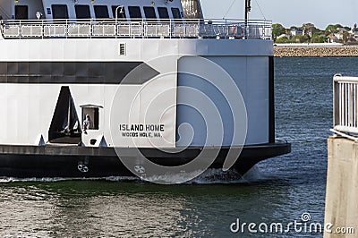Ferry Island Home wrapping up sea trial Editorial Stock Photo