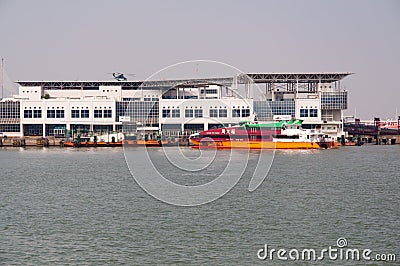 Ferry terminal , macau Editorial Stock Photo