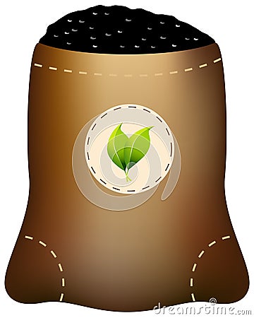 Fertilizer Bag Vector Illustration