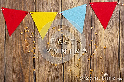Festa junina background Stock Photo