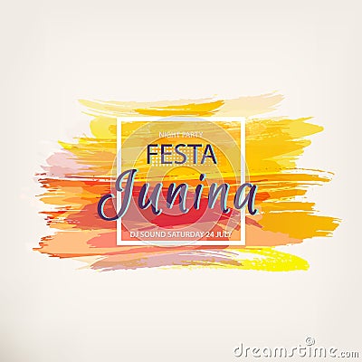 Festa Junina party Vector Illustration