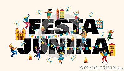 Festa Junina. Vector templates for banner. Vector Illustration