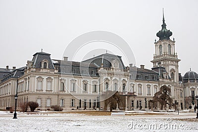 Festetics baroque castle in Keszthely, Hungary Editorial Stock Photo