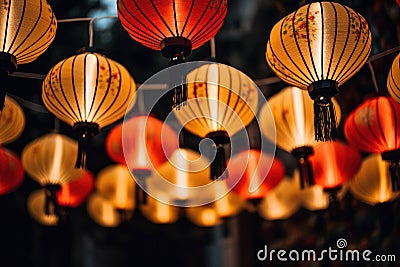 Lantern chinese cultural red lamp background festival asia light china tradition asian Stock Photo