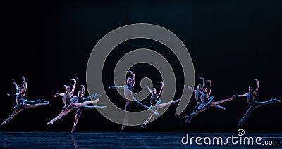 Festival Carnival-Classical ballet `Austen collection` Editorial Stock Photo