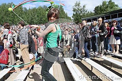 Festival of folk music Wild Mint Editorial Stock Photo