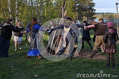 Festival of medieval culture Editorial Stock Photo