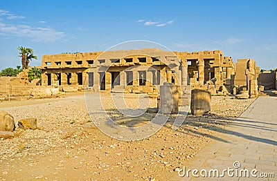 The Festival Temple of Thutmose III Stock Photo