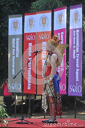 Festival to celebrates the World Day Tourism in Indonesia Editorial Stock Photo