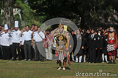 Festival to celebrates the World Day Tourism in Indonesia Editorial Stock Photo
