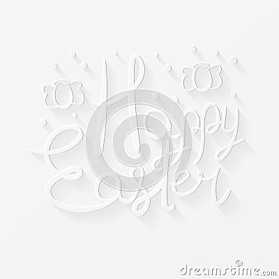 Festive Easter card Vector Illustration