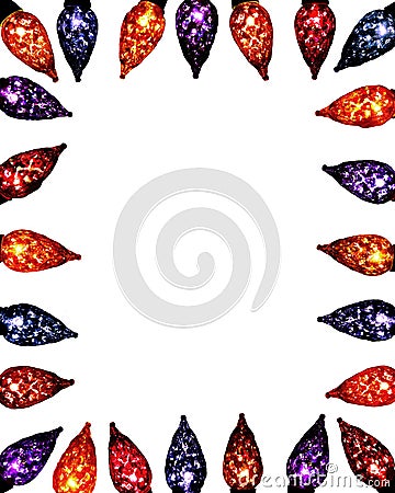 Festive facet lights Stock Photo