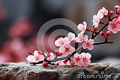 Festive and gentle 8th of march atmosphere with beautiful flowers and soft color scheme Stock Photo