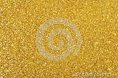 Festive gold sequins background Stock Photo