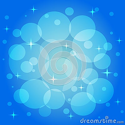 Festive pattern in blue color Vector Illustration