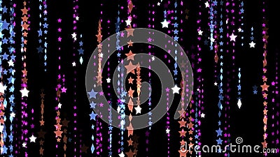 Festive Star Rain Animation Background New Quality Shape Universal Motion  Dynamic Animated Colorful Joyful Holiday Music Stock Footage - Video of  music, circle: 119834698