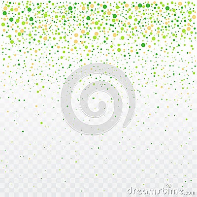 Festive spring confetti Vector Illustration