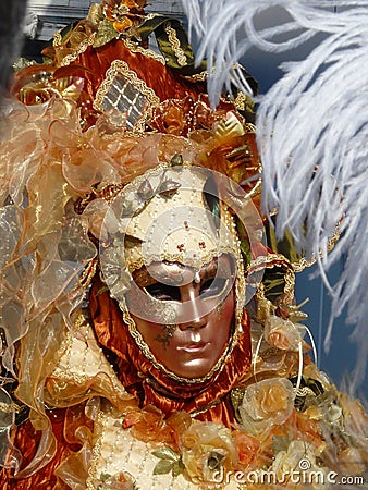 Festive Venetian Carnival, Italy, February 2010 Editorial Stock Photo