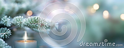 Festive winter christmas background Stock Photo