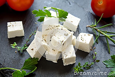 Feta Cheese Stock Photo