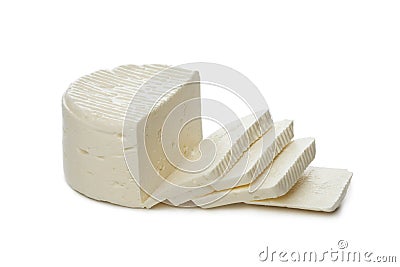 Feta cheese from sheep milk Stock Photo