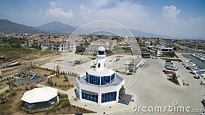 Fethiye City Fisherman boats canal Editorial Stock Photo