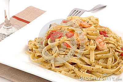 Fettuccine Stock Photo