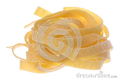 Fettuccine Isolated Stock Photo