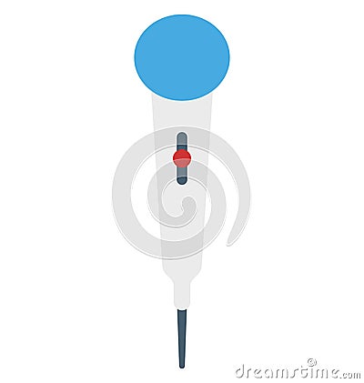 Fever Scale Vector Icon that can be easily modified or edit Vector Illustration