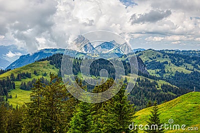 A few summer hiking impressions from the famous Hoch-Ybrig region in the Swiss Alps Stock Photo