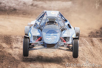 FIA European Autocross Championship and Italian Championship AX Editorial Stock Photo