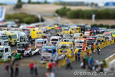 2015 FIA European Truck Racing Championship Editorial Stock Photo