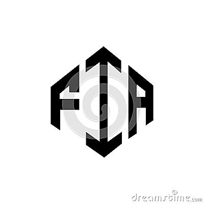 FIA Letter Logo Design With Polygon Shape FIA Polygon And Cube Shape FIA Letter Logo Design With Polygon Shape FIA Polygon And Cube Shape