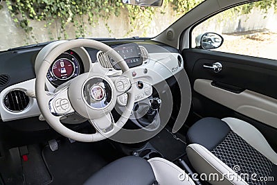 Fiat 500C Editorial Stock Photo