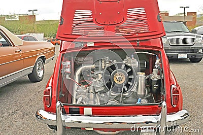 Fiat Custom Engine. Editorial Stock Photo