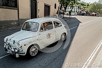 Fiat 600 at Bergamo Historic Grand Prix 2019 Editorial Stock Photo