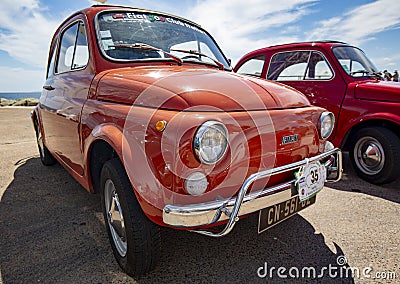 Fiat 500 the legendary Italian car Editorial Stock Photo