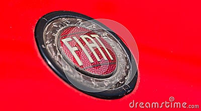 Fiat Logo Retro Editorial Stock Photo