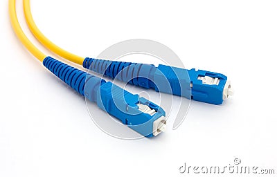 Fiber cable Stock Photo