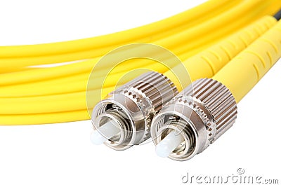 Fiber optic cable Stock Photo