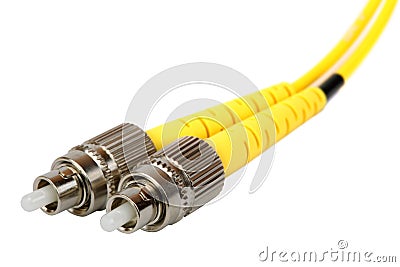 Fiber optic cable Stock Photo