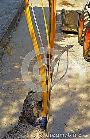 Fiber optic Stock Photo