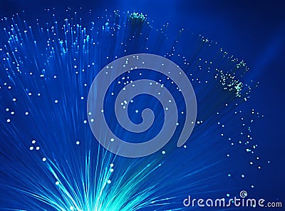 Fiber optical background Stock Photo