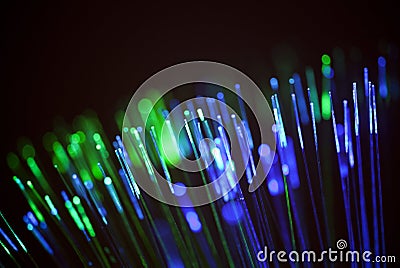 Fiber optics Stock Photo