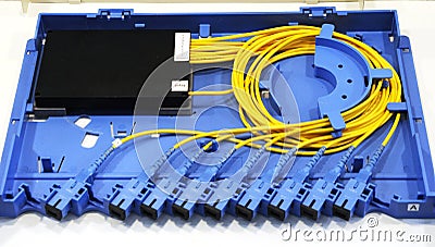 Fiber optics Stock Photo