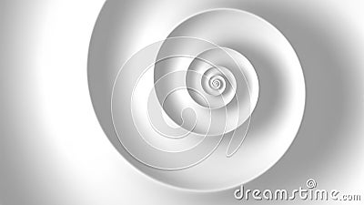 Fibonacci spiral white abstract background. Vector illustration Vector Illustration