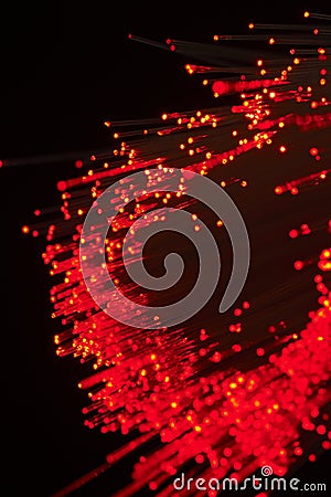 Fibre optics Stock Photo