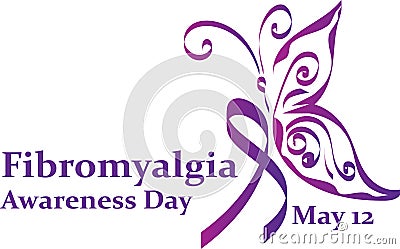 Fibromyalgia awareness Stock Photo