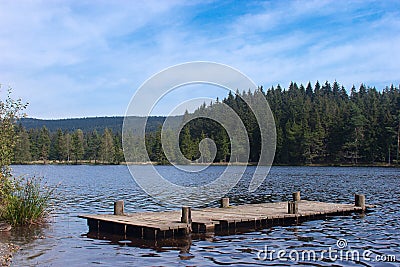 Fichtelsee - Germany - Bavaria Stock Photo