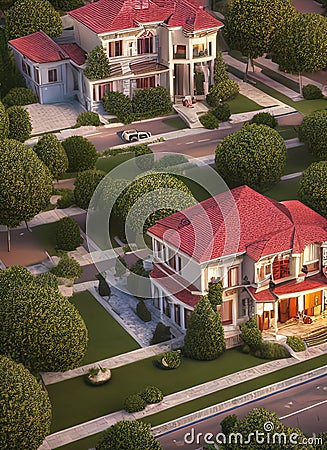 Fictional Mansion in Tekirdag, Tekirda?, Turkey. Stock Photo